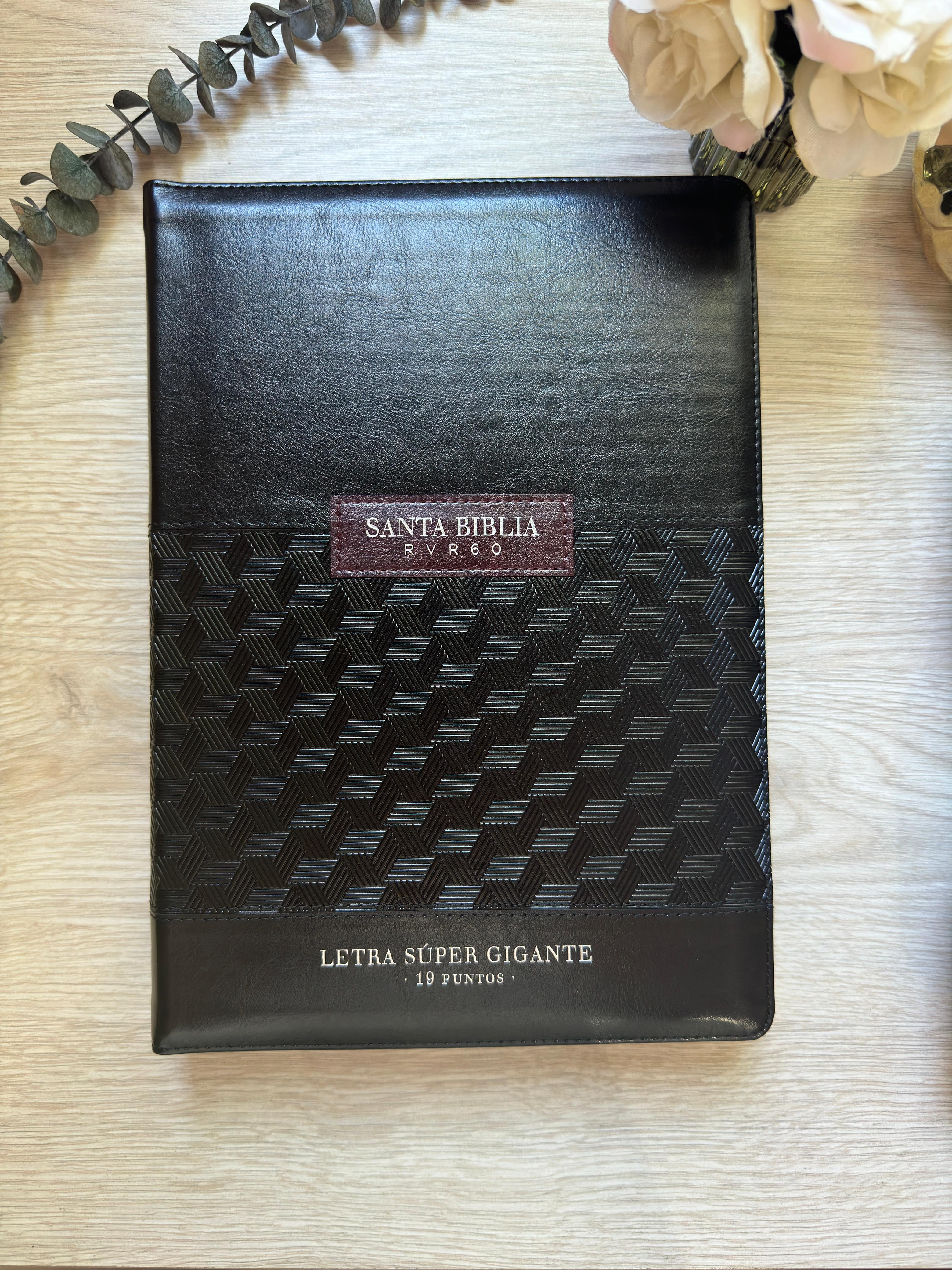 Biblia RVR60 Negra Letra Gigante