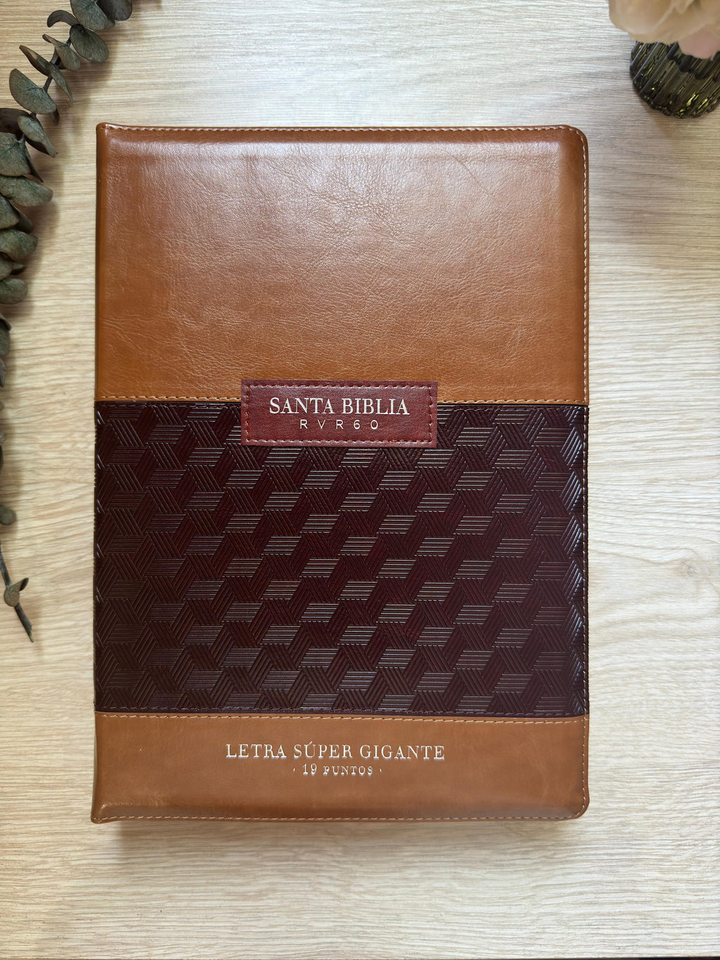 Biblia RVR60 Café Letra Gigante