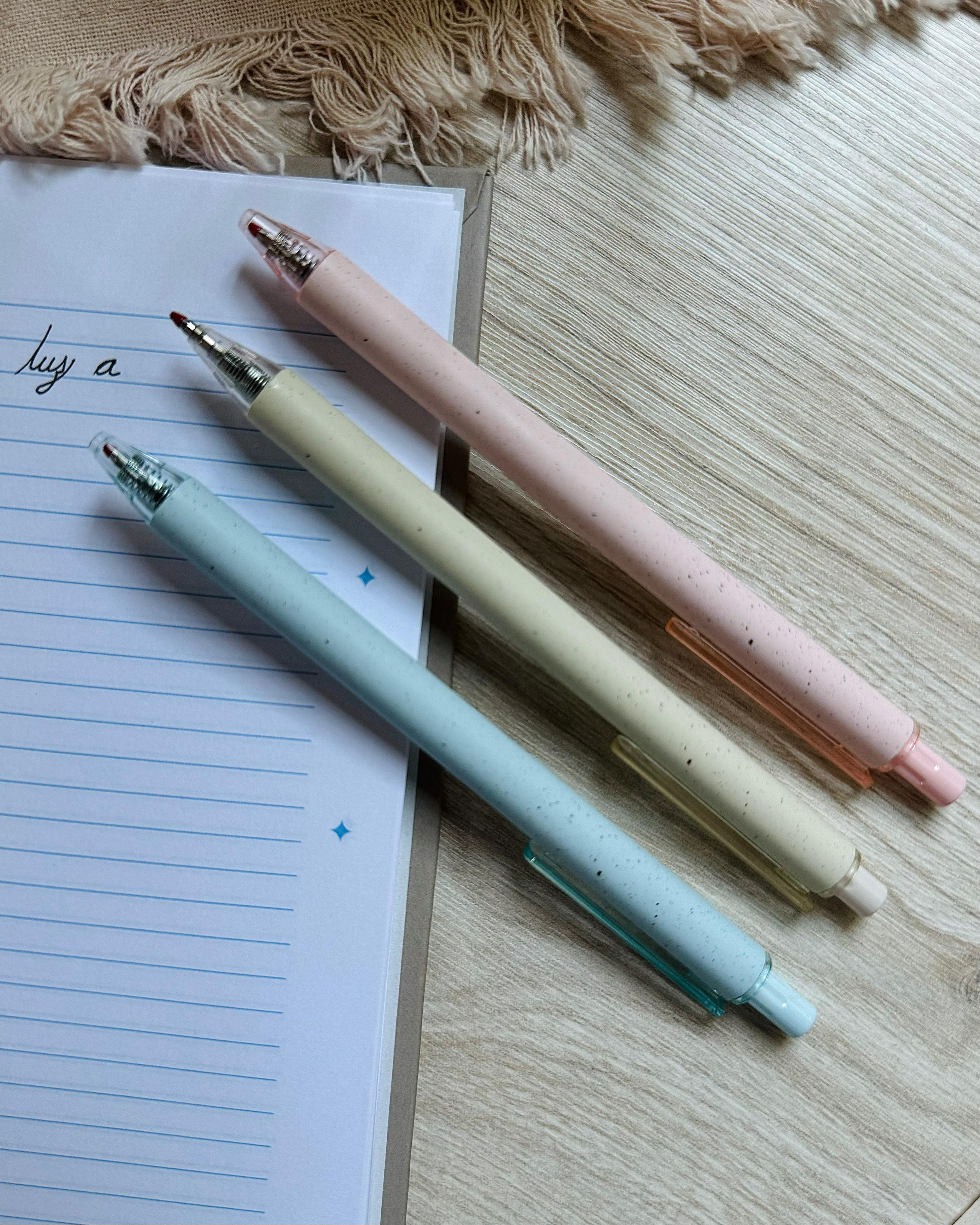 Bolígrafos en Gel x 3