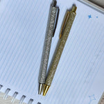 Bolígrafos Escarchados x 2