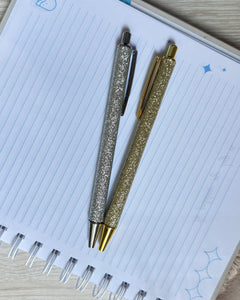 Bolígrafos Escarchados x 2