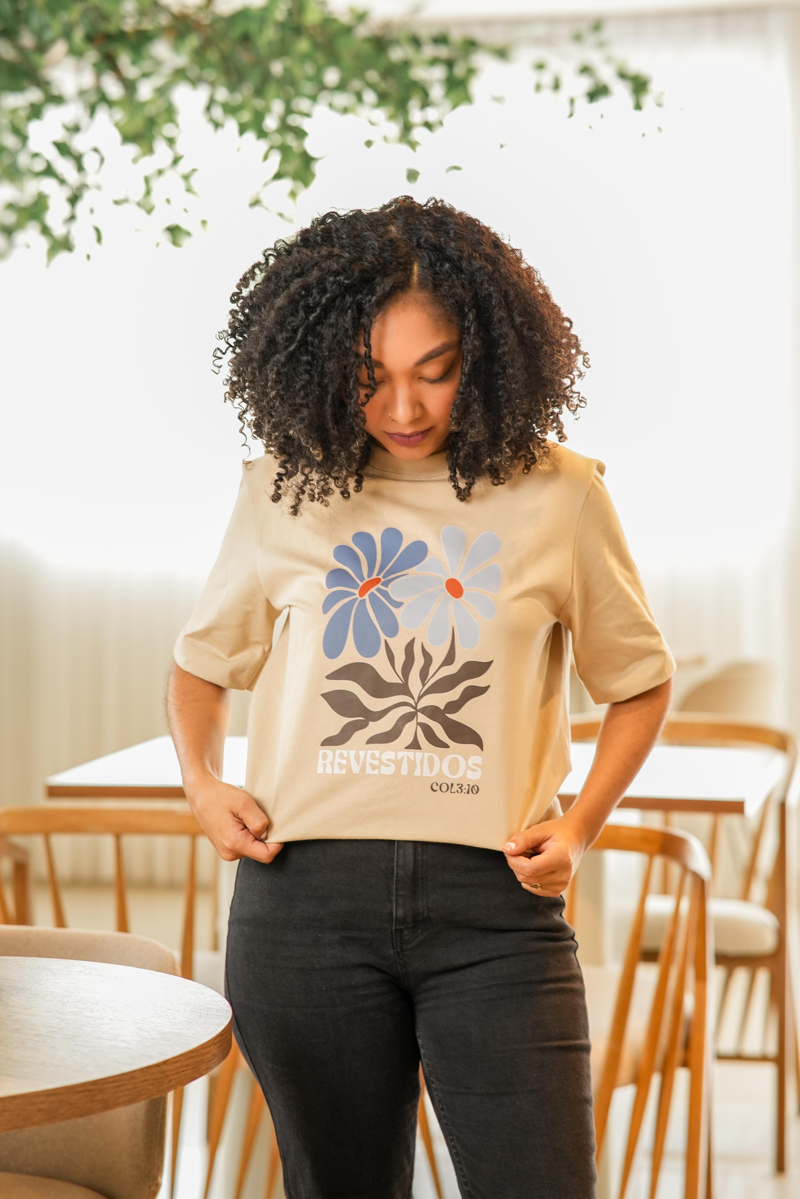 T- Shirt Revestidos Regular FIT
