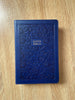 Biblia RVR60 letra grande con referencias - Azul marino