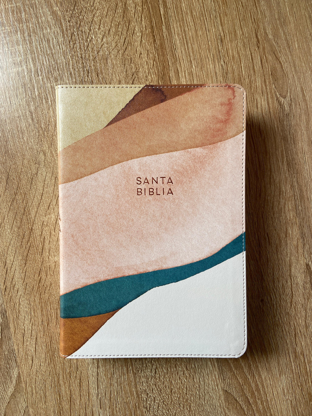 Biblia RVR60 letra grande con referencias - Acuarela