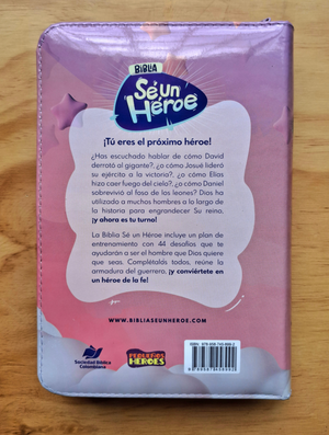 Biblia Sé un Héroe Rosa