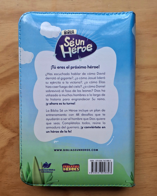 Biblia sé un Héroe- Azul